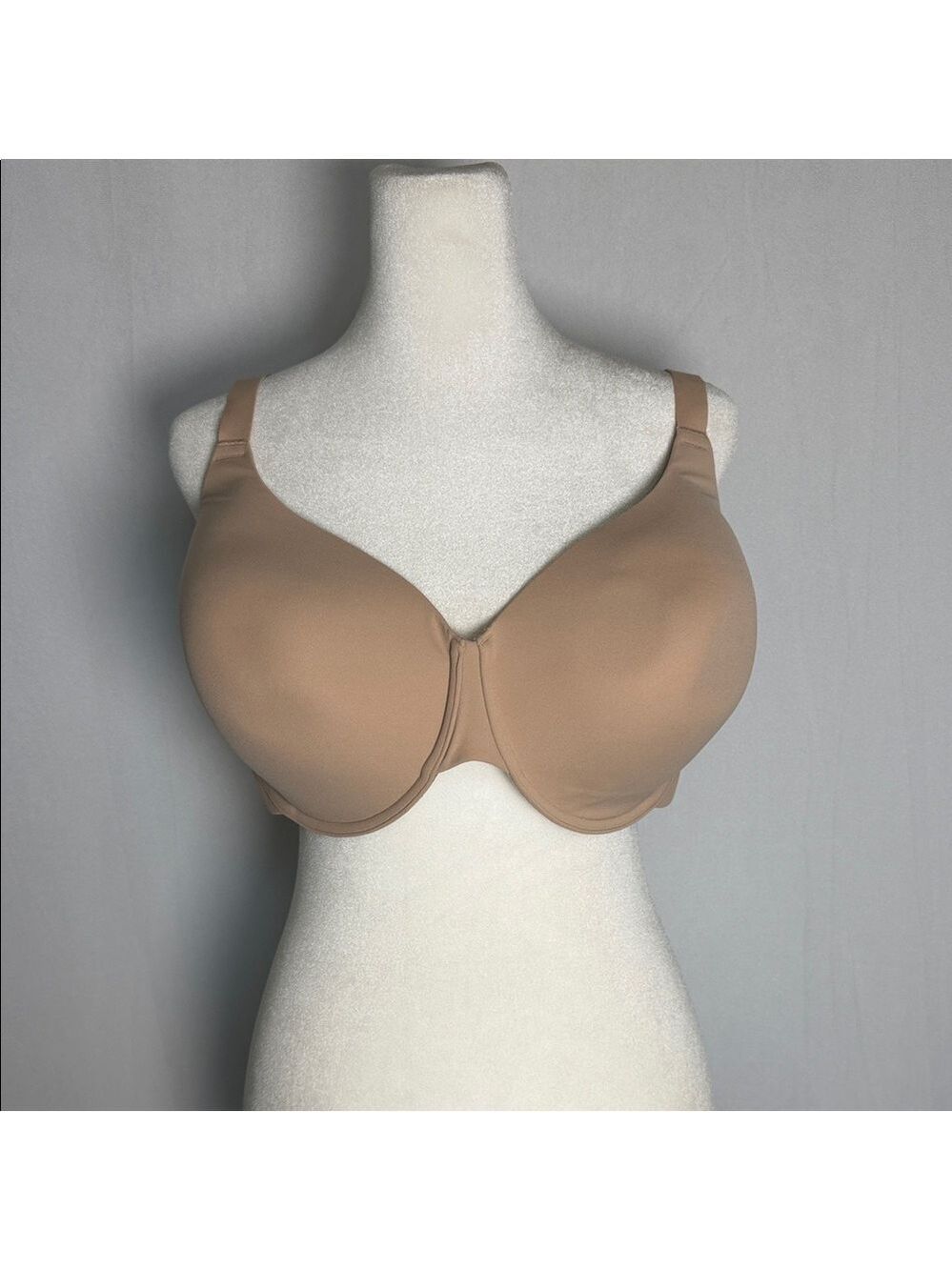 SKIMS Push Up Padded Underwire Bra Sz 44D Tan Clay Convertible Adjustible Straps